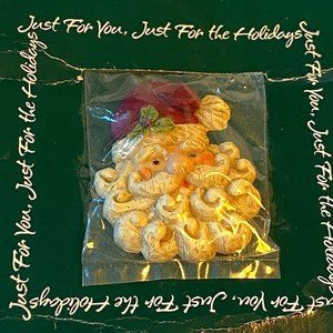 Vintage American Greetings Santa Brooch - NEW